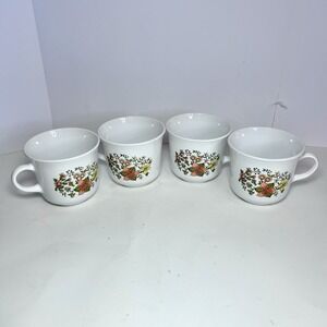 CORELLE by Corning Set of 4 Indian Summer Coffee Mugs Tea Cups